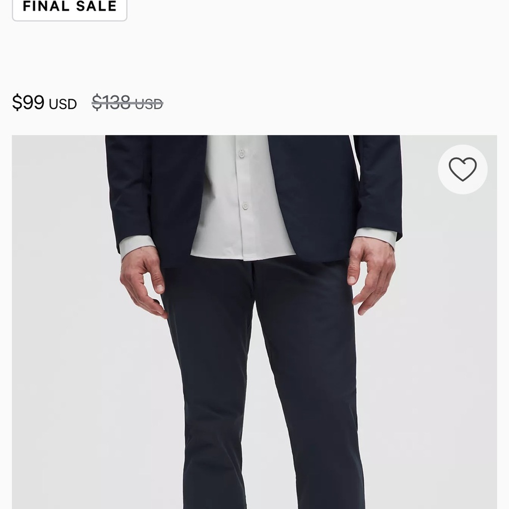 Men's Navy Blazer and Trousers Suit Jacket Set